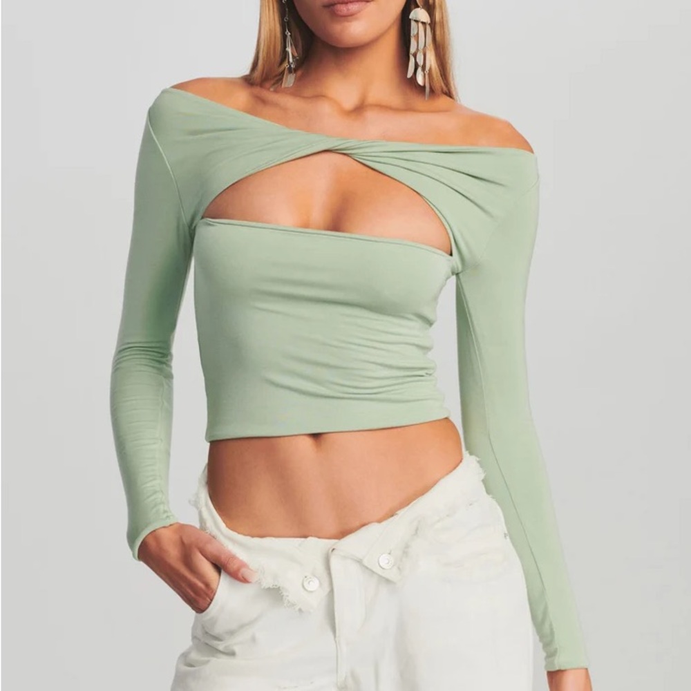 SER. O. YA. ARTEMIS TOP in Green